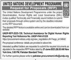 United Nations Development Program Tender Notice
